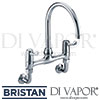 Bristan Lever Wall Mounted Sink Mixer Kitchen Tap Spare Parts